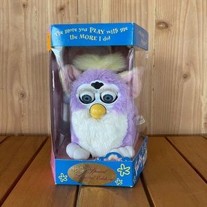 Furby 1998 Limited Edition Purple Yellow by Tiger Electronics